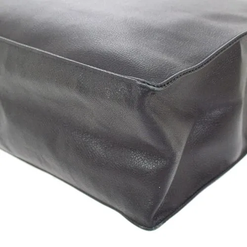 CHANEL 1996-1997 Black Caviar XL Tote Bag ao23528