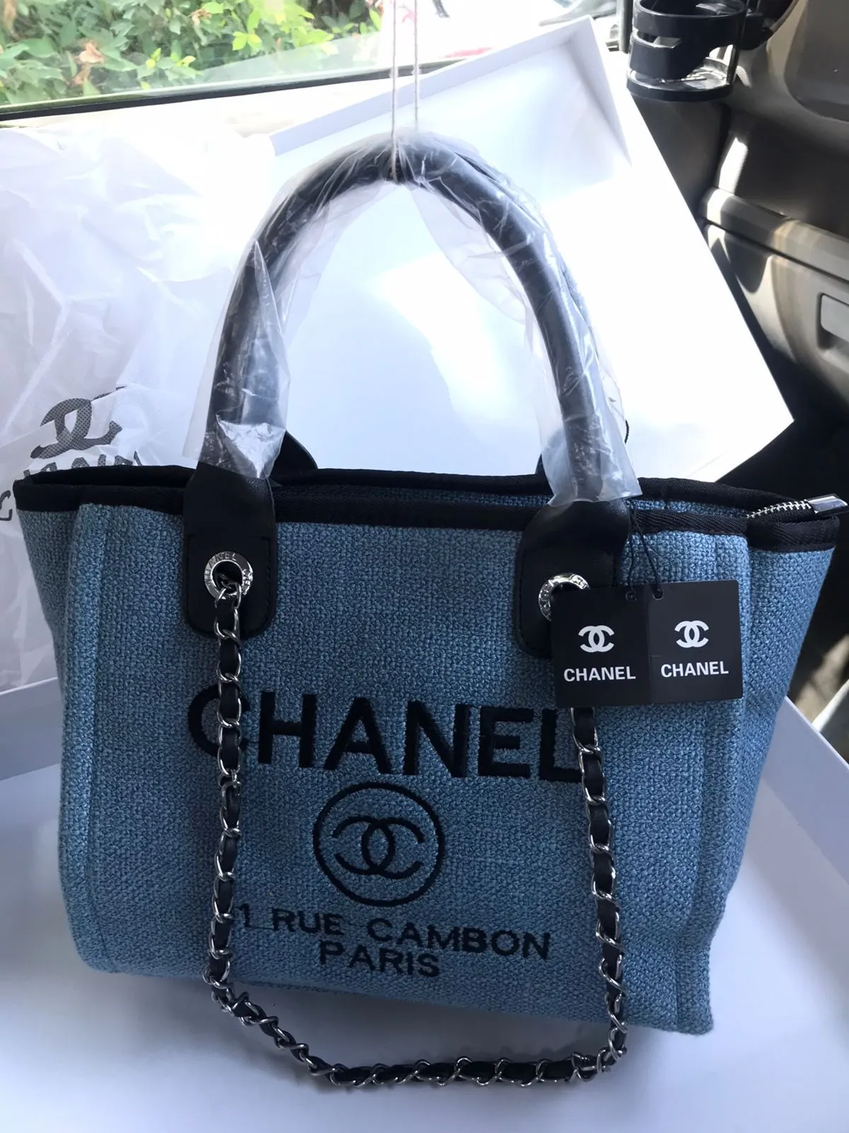 Chanel Denim Chic Signature Tote