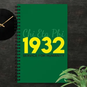 Chi Eta Phi 1932 Spiral Notebook: Service for Humanity, Inspirational Journal for Writing & Note Taking