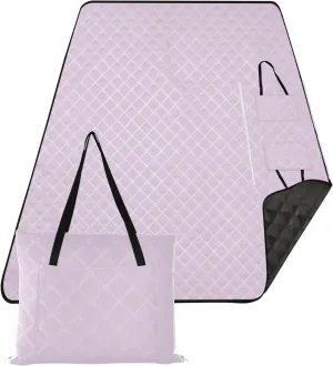 CHIFIGNO Pail Lilac Large Mat Picnic Blanket Cute Beach Blanket Sandproof Waterproof Outdoor Blanket Camping Mat 80" x 60"