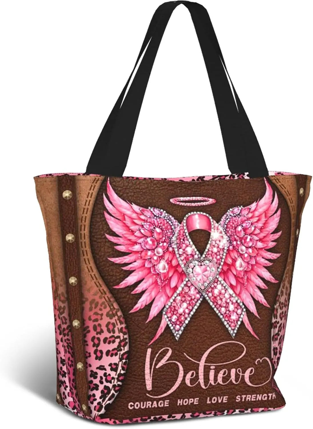Christian Bible Tote Bags for Women Bible Church Bags Religious Reusable Grocery Bag