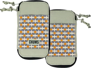 Chums Reversi Polyester Wallet – Reversible Zippered Pouch for Men and Women (Geo Dots)