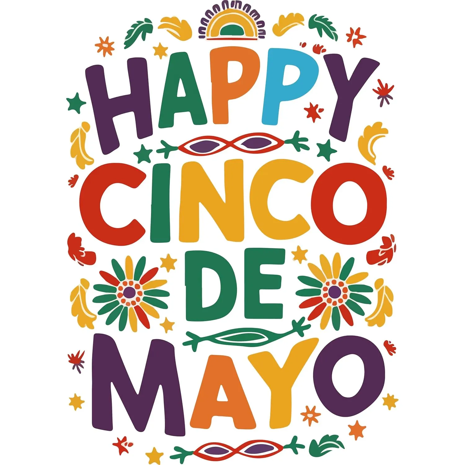 Cinco de Mayo Tote Bag, Fiesta Party Shirt, May 5th Shoulder Bag, Gift for Fiesta Lover, Mexican Party (Tri-Color Tote Bag, Design 08)