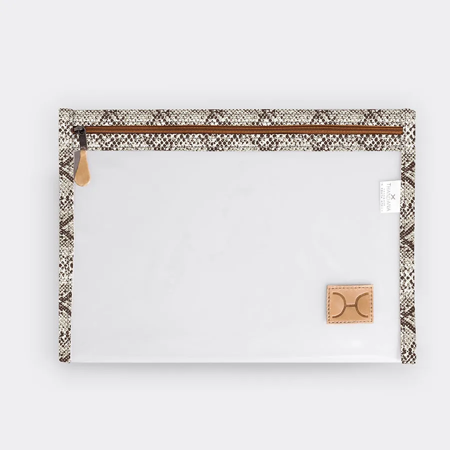 Clear Document Pouch Laminated Fabric