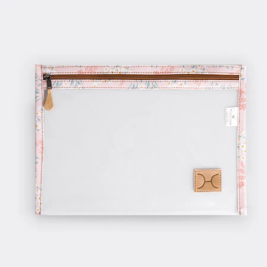 Clear Document Pouch Laminated Fabric