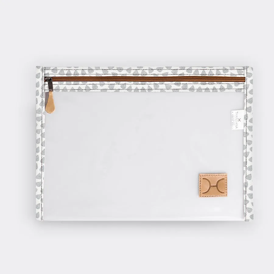 Clear Document Pouch Laminated Fabric