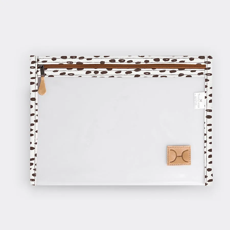 Clear Document Pouch Laminated Fabric