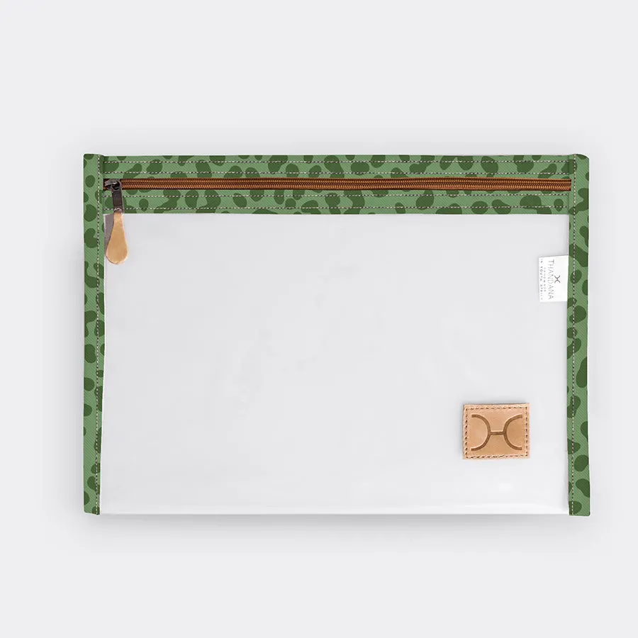 Clear Document Pouch Laminated Fabric