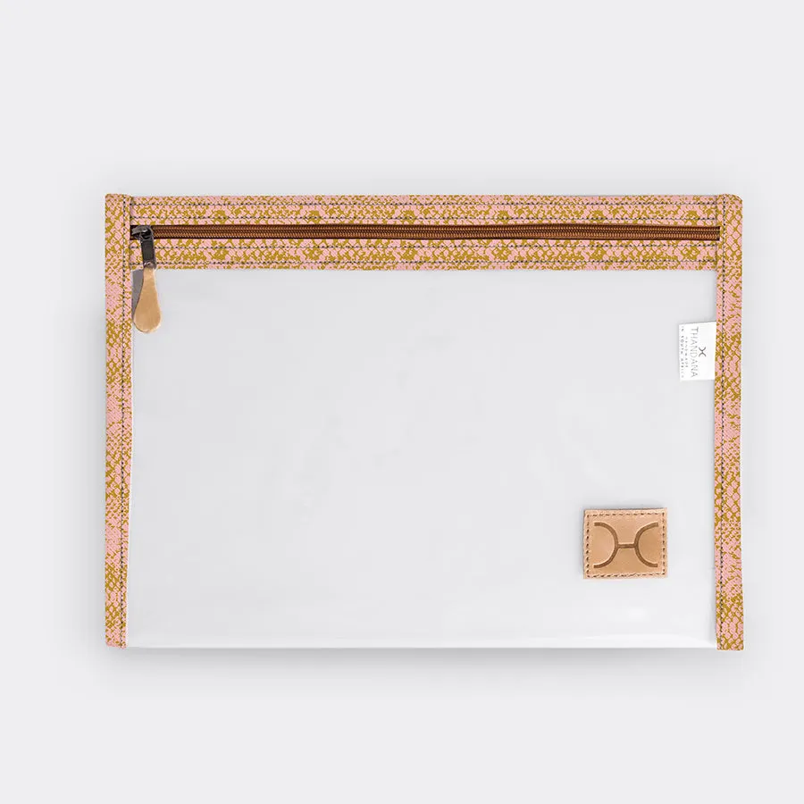 Clear Document Pouch Laminated Fabric