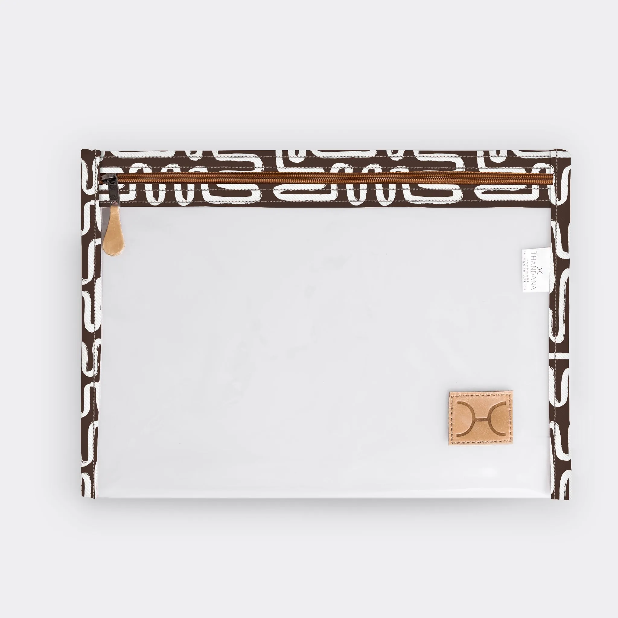 Clear Document Pouch Laminated Fabric