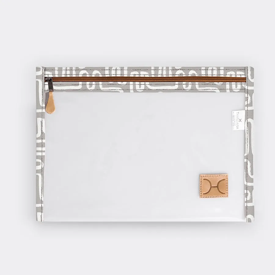 Clear Document Pouch Laminated Fabric