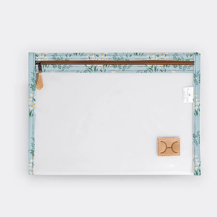 Clear Document Pouch Laminated Fabric