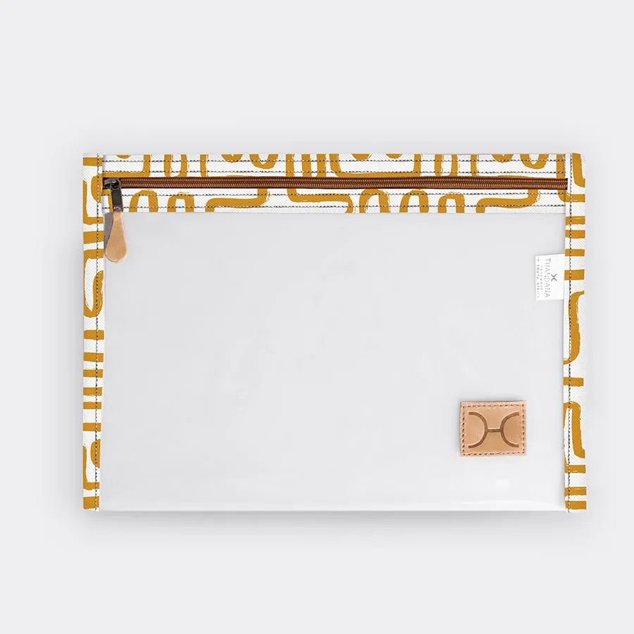 Clear Document Pouch Laminated Fabric