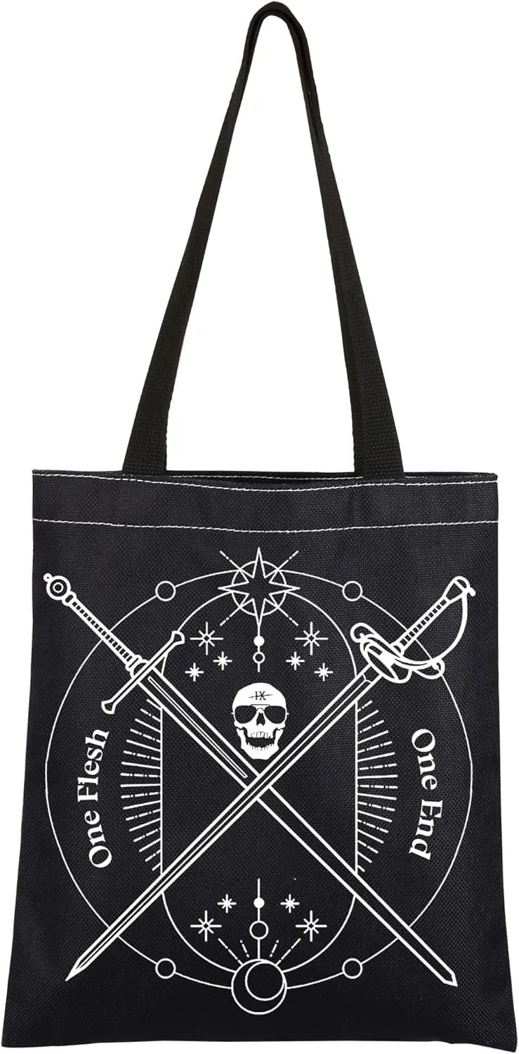 CMNIM G The Ninth Book Inspired Tote Bag The L-cked Merch One Flesh One End Sci-fi Fantasy Literature Book Gifts