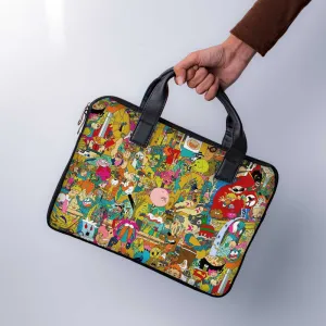 CN Abstract Laptop Sleeve With Handle