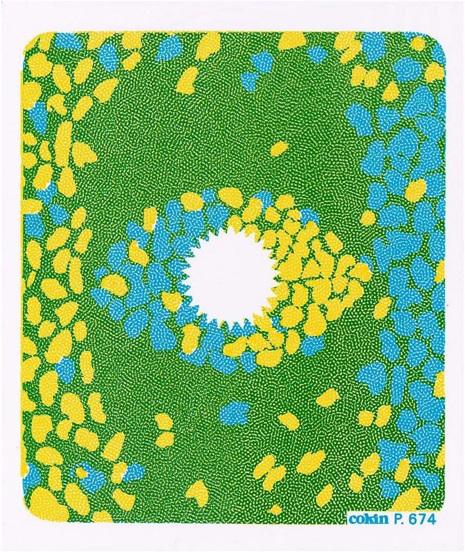 Cokin Square Center Spot Blue/Yellow (P672) - 1 3-Stop for M (P) Series Holder - 84mm X 84mm