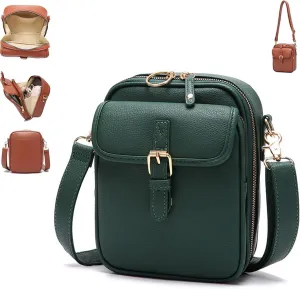 Collaboraten1 Crossbody Leather Bag, Urvashi Crossbody Bag, Urvashi Crossbody Leather Bag for Women, Doble Capa