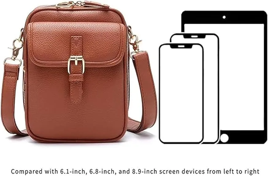 Collaboraten1 Crossbody Leather Bag, Urvashi Crossbody Bag,Urvashivintage Double Layer Large Capacity Mini Bags