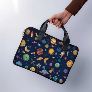 Color Space Laptop Sleeve With Handle