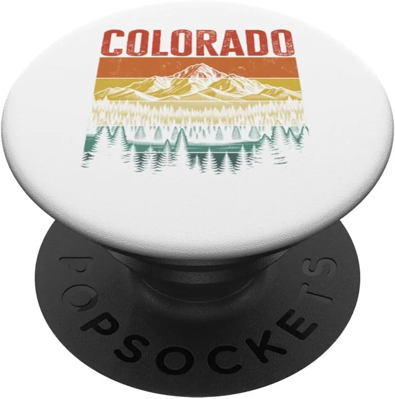 Colorado Mountain Forest Rock Climbing Bouldering Climber PopSockets Standard PopGrip