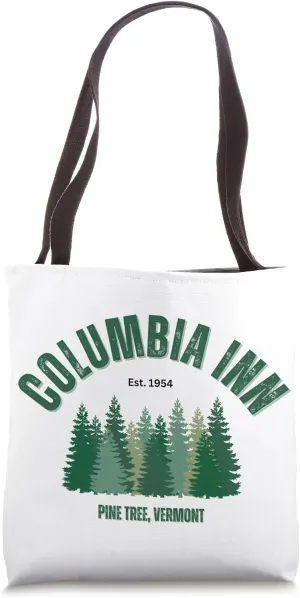 Columbia Inn - Pine Tree Vermont - Christmas Tote Bag Tote Bag