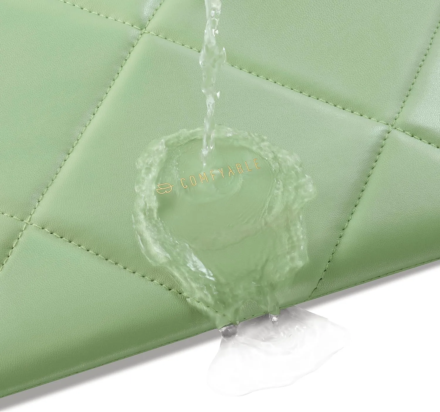 Comfyable Cute Tablet Sleeve Compatible with iPad Air 13 inch M3 2025, iPad Pro 13" M4 2024, 12.9" M2 M1 2022 & Magic Keyboard with Pencil Holder - Quilted PU Leather Bag Carrying Case