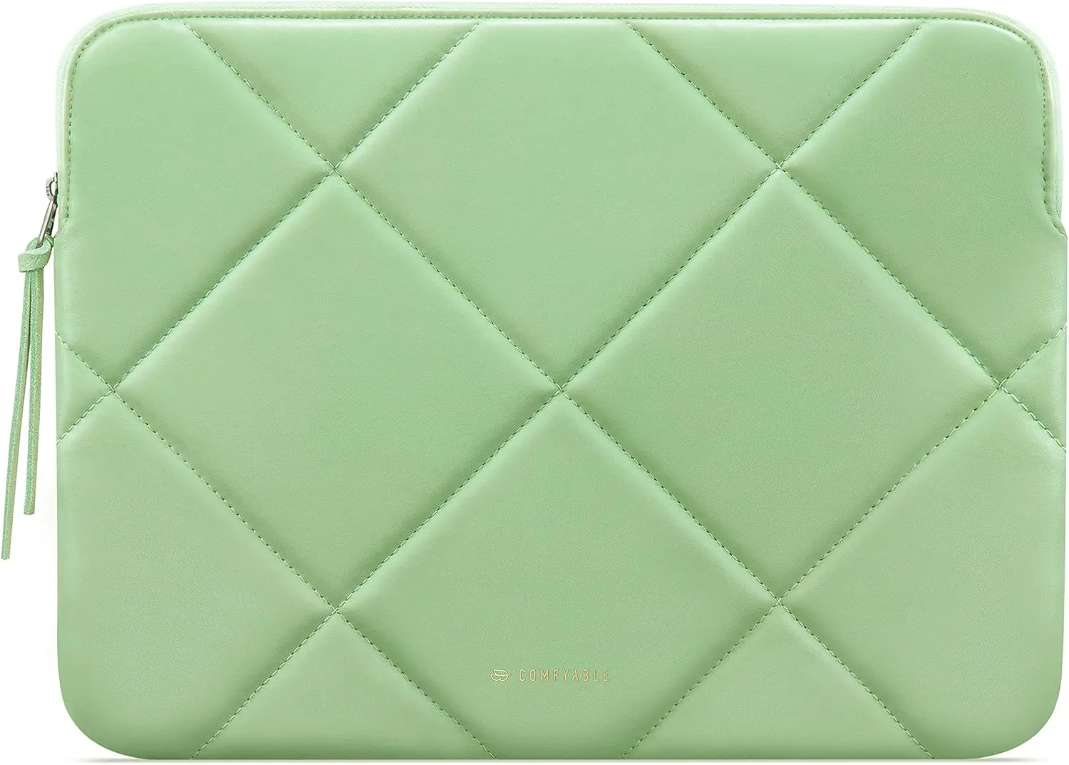 Comfyable Cute Tablet Sleeve Compatible with iPad Air 13 inch M3 2025, iPad Pro 13" M4 2024, 12.9" M2 M1 2022 & Magic Keyboard with Pencil Holder - Quilted PU Leather Bag Carrying Case