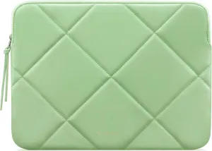 Comfyable Cute Tablet Sleeve Compatible with iPad Air 13 inch M3 2025, iPad Pro 13" M4 2024, 12.9" M2 M1 2022 & Magic Keyboard with Pencil Holder - Quilted PU Leather Bag Carrying Case