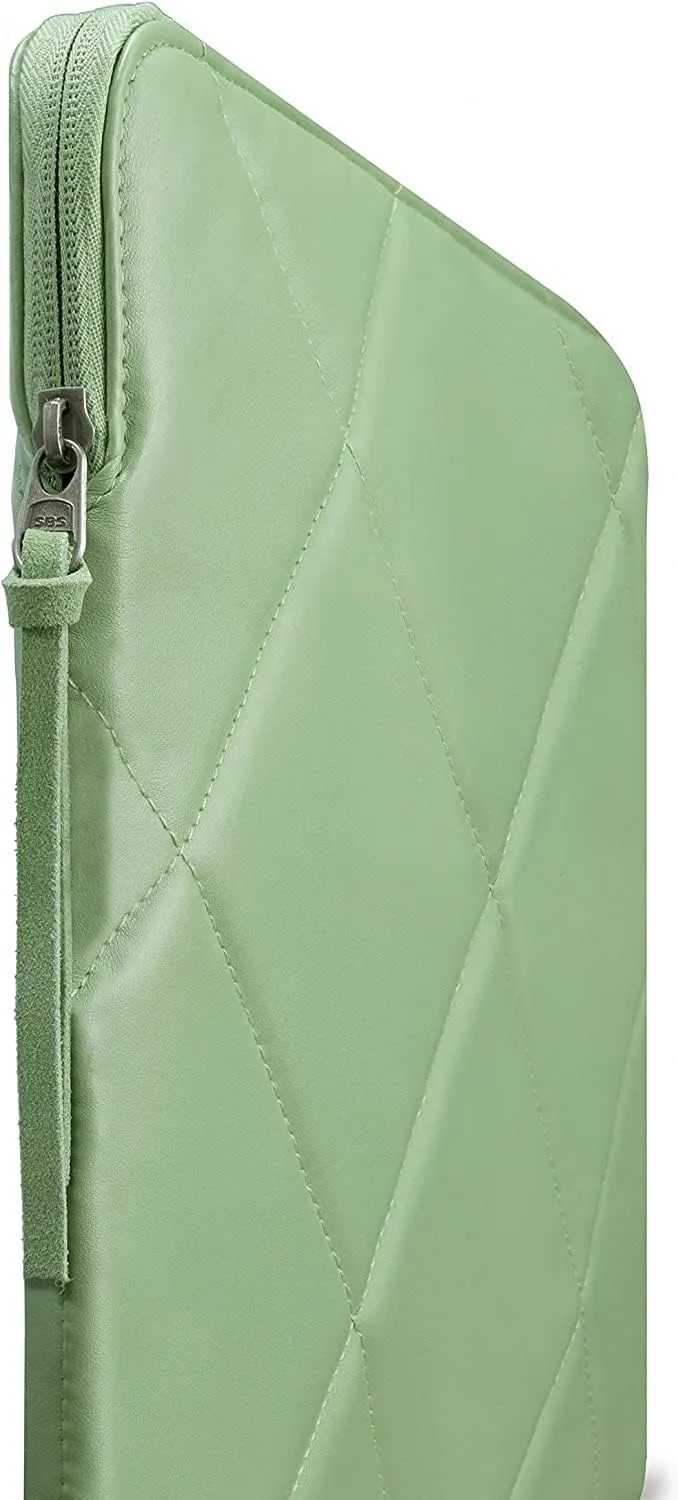 Comfyable Cute Tablet Sleeve Compatible with iPad Air 13 inch M3 2025, iPad Pro 13" M4 2024, 12.9" M2 M1 2022 & Magic Keyboard with Pencil Holder - Quilted PU Leather Bag Carrying Case