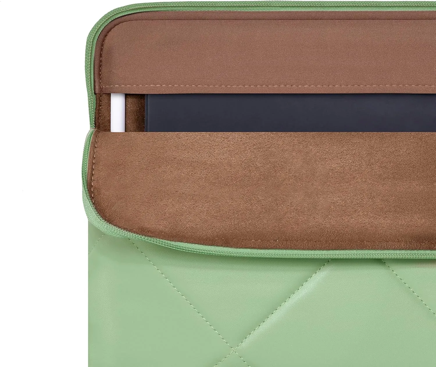 Comfyable Cute Tablet Sleeve Compatible with iPad Air 13 inch M3 2025, iPad Pro 13" M4 2024, 12.9" M2 M1 2022 & Magic Keyboard with Pencil Holder - Quilted PU Leather Bag Carrying Case