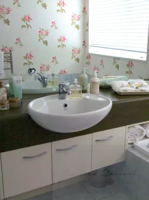 Commissioned bathroom benches