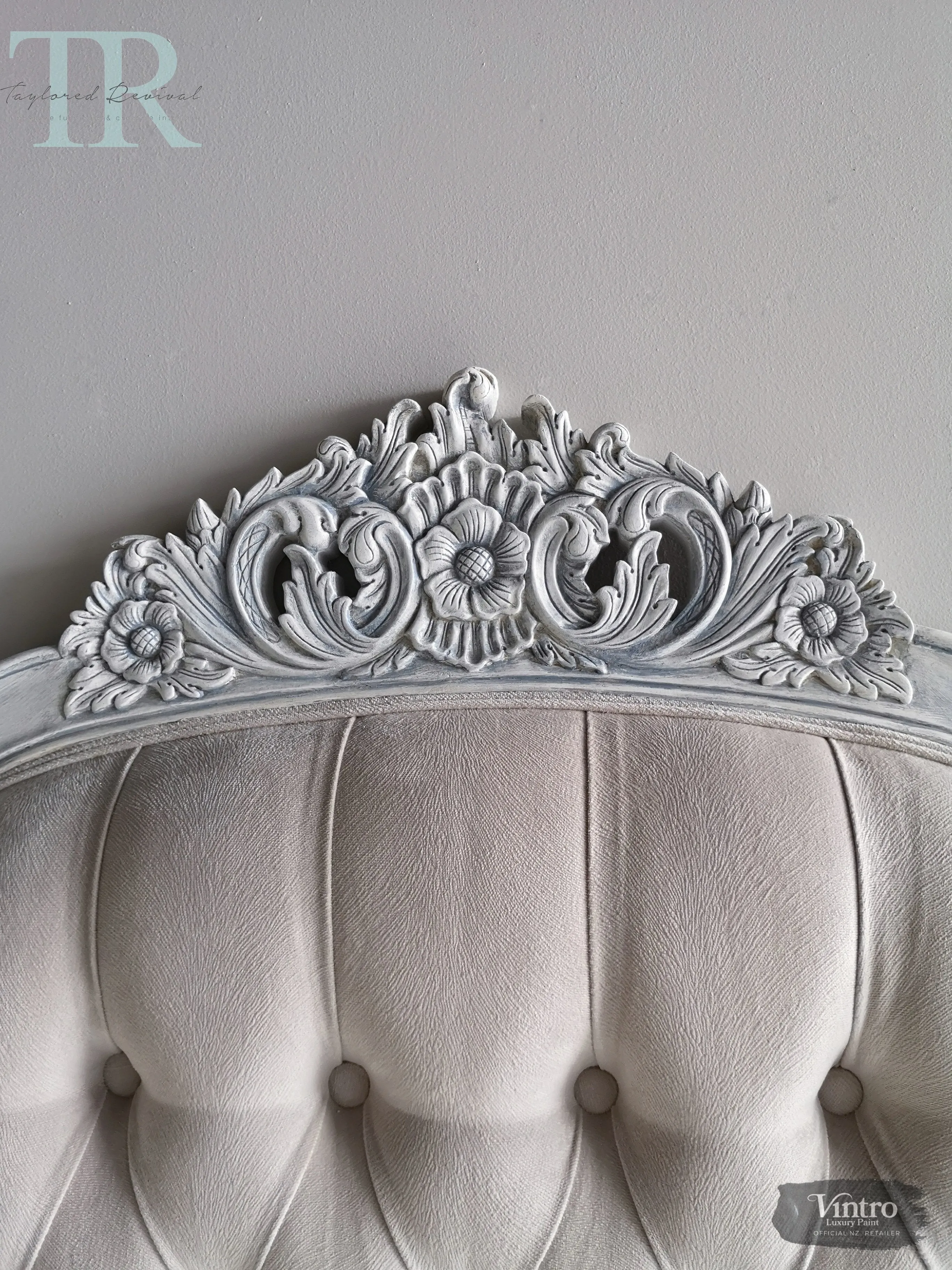 Commissioned Bedroom Suite in a french style white & blue finish