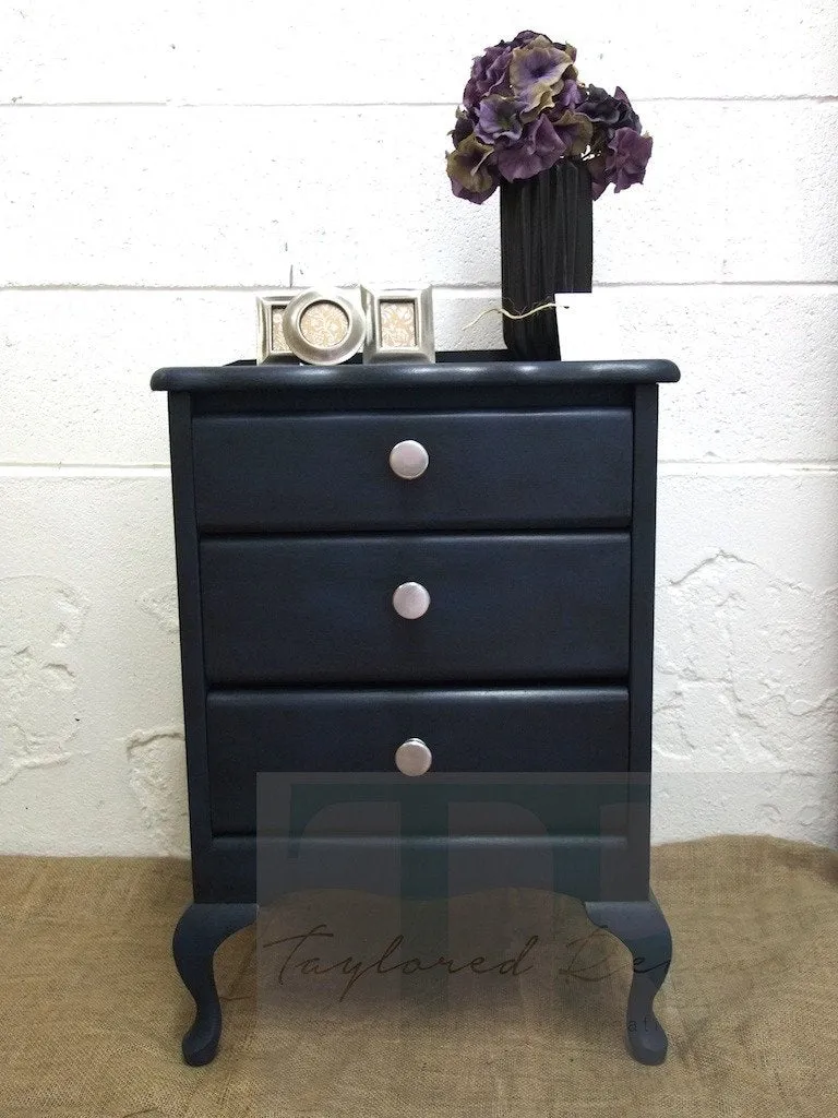 Commissioned Bedside in Napoleonic Blue