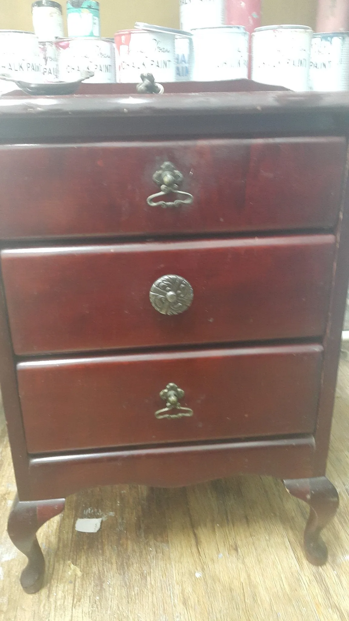 Commissioned Bedside in Napoleonic Blue