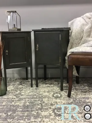 Commissioned Bedsides in Graphite