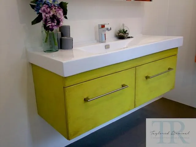 Commissioned bespoke bathroom vanities