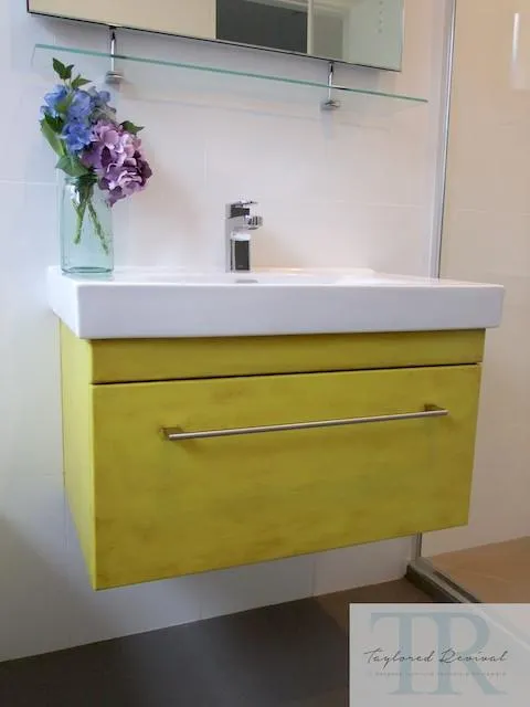 Commissioned bespoke bathroom vanities
