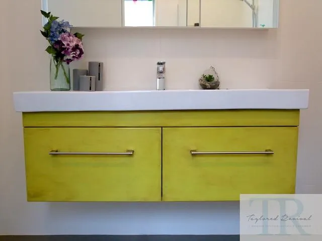 Commissioned bespoke bathroom vanities