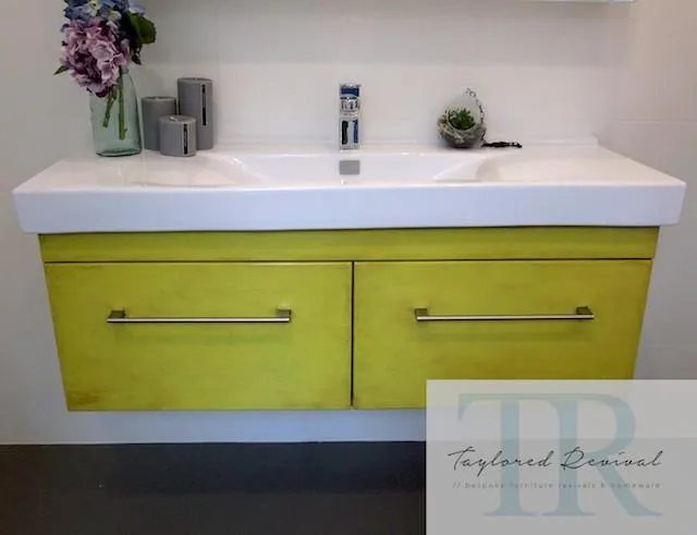 Commissioned bespoke bathroom vanities