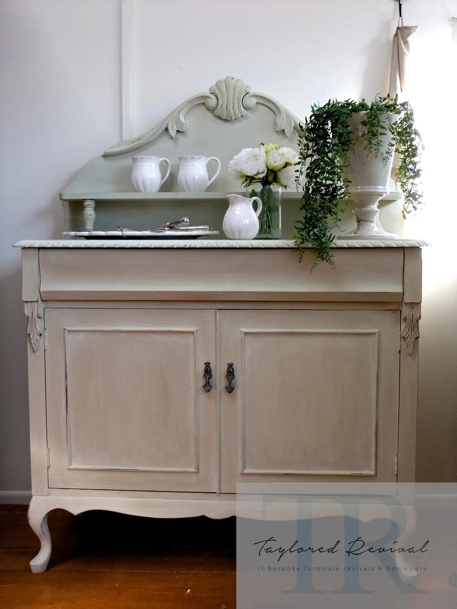 Commissioned Chiffonier in a custom blended Versailles