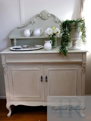 Commissioned Chiffonier in a custom blended Versailles