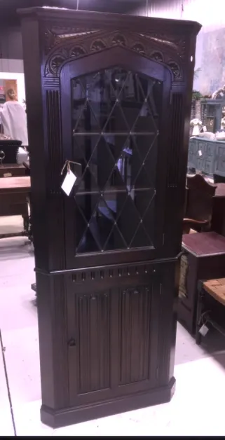 Commissioned Corner Unit in Aubusson Blue