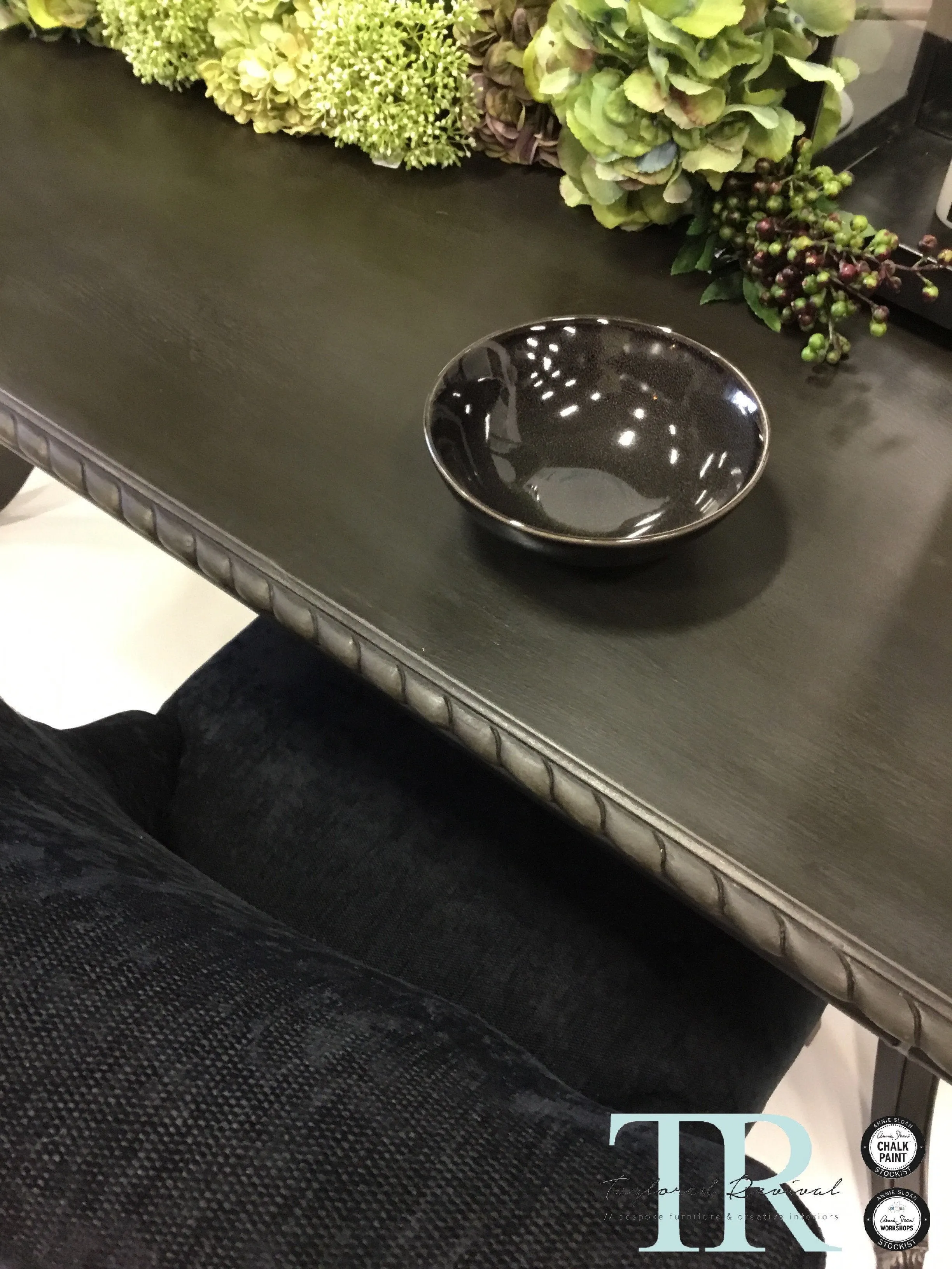 Commissioned Dining Table in Graphite