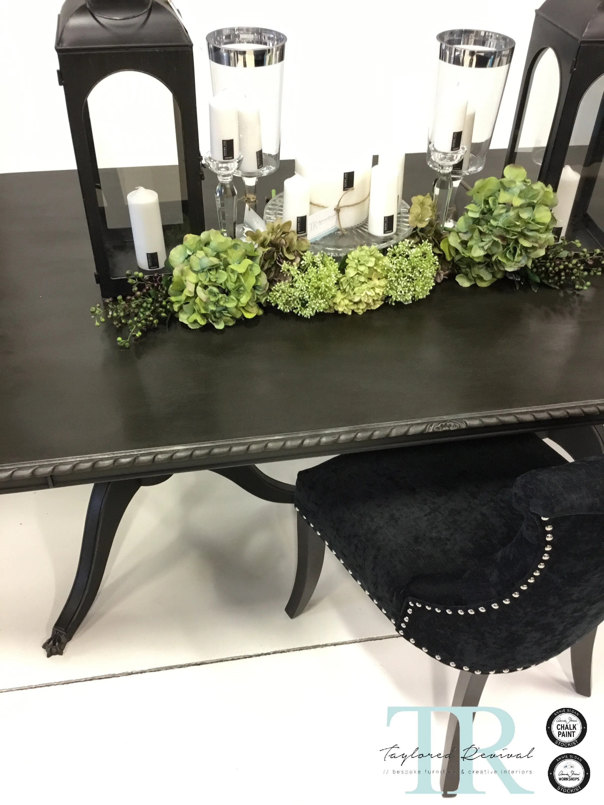 Commissioned Dining Table in Graphite