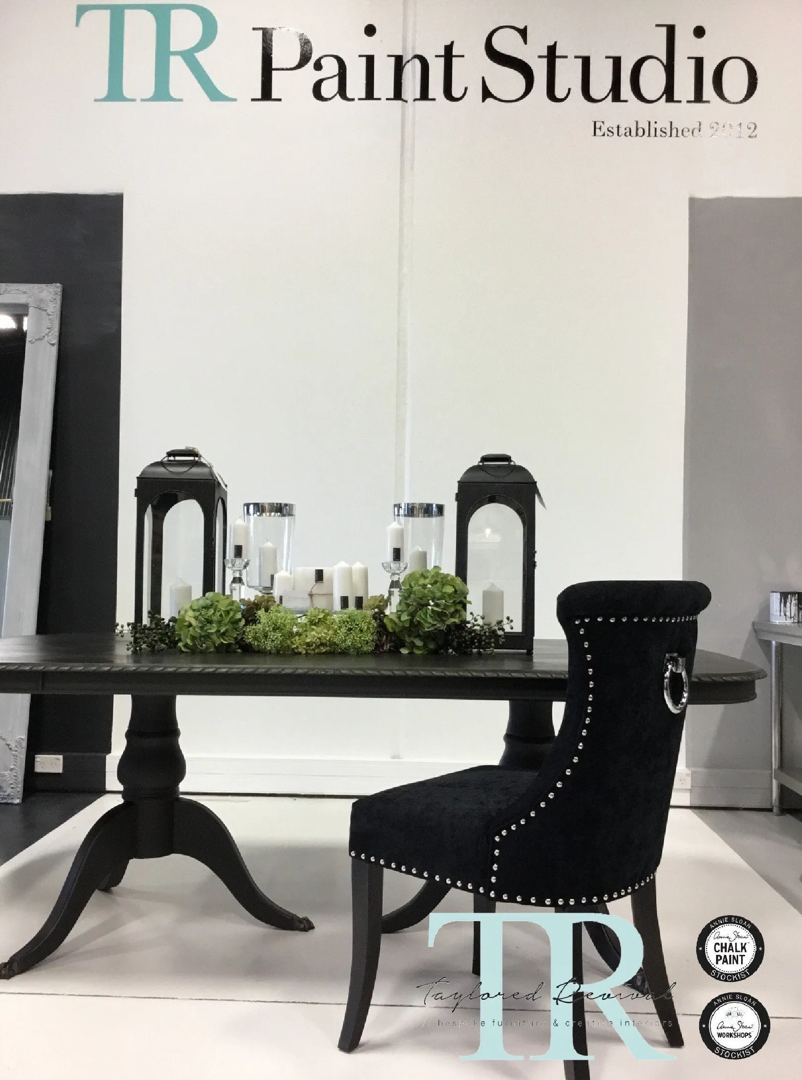 Commissioned Dining Table in Graphite