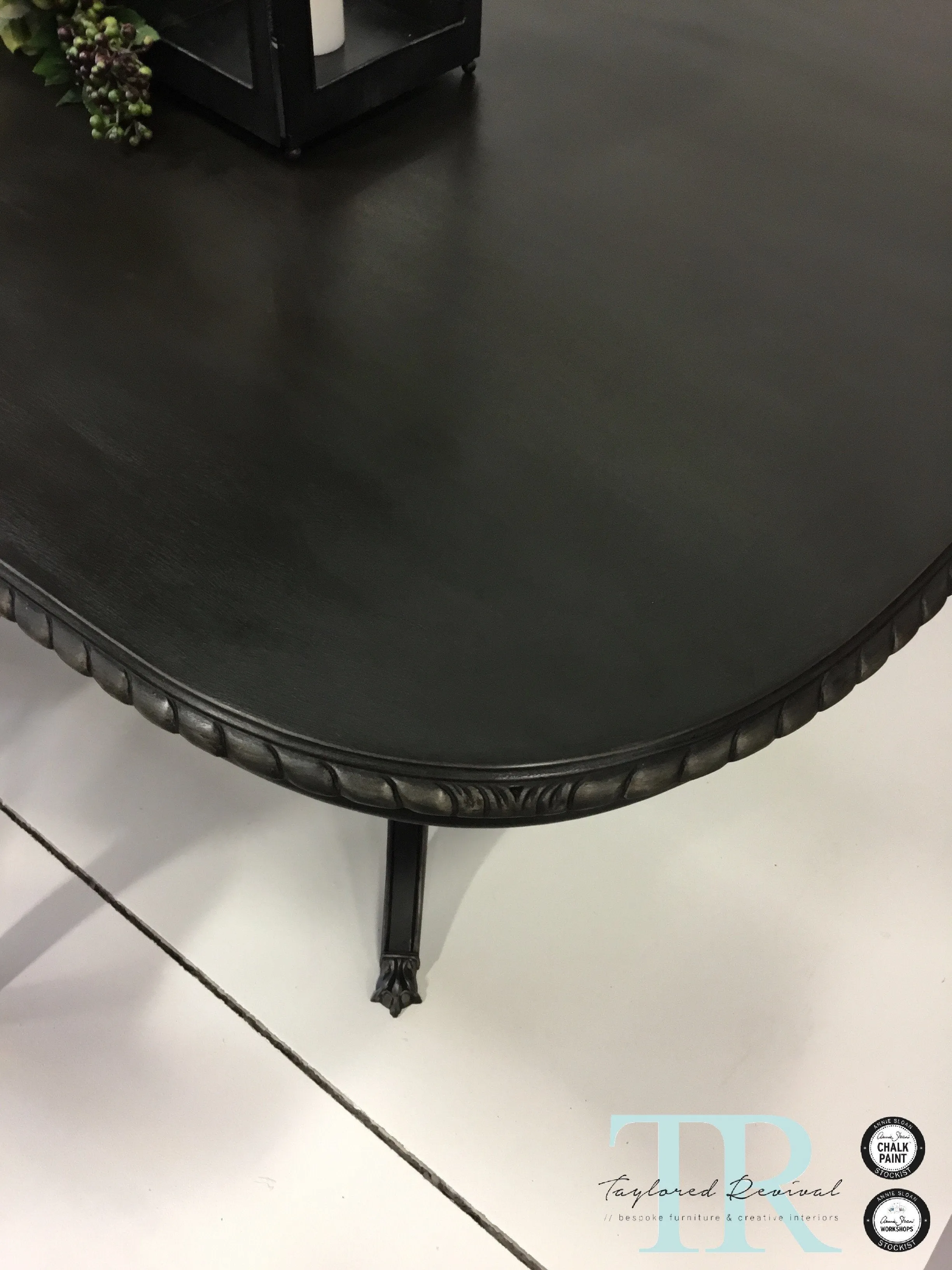 Commissioned Dining Table in Graphite