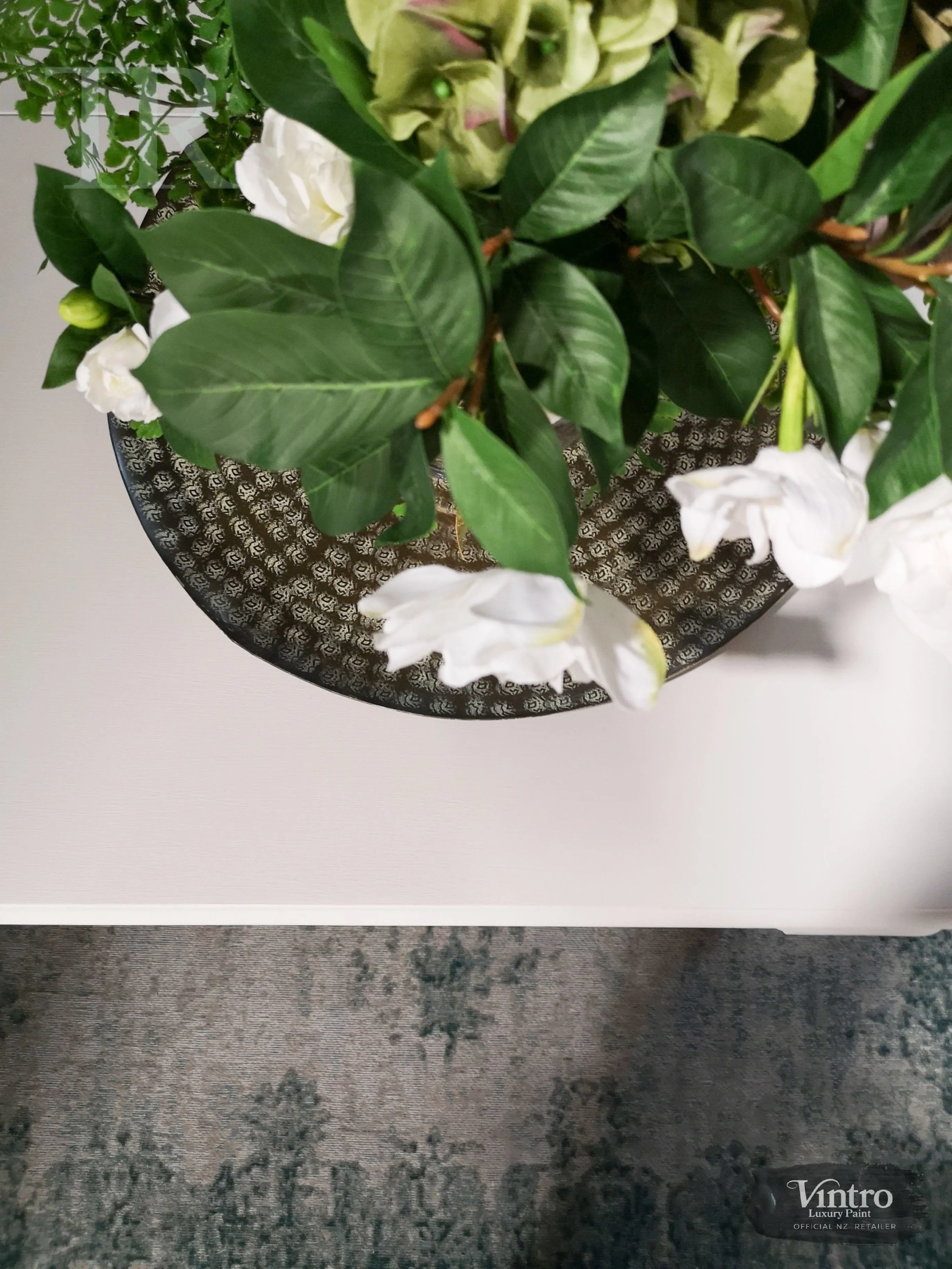 Commissioned Dining Table in Vintro No Seal White