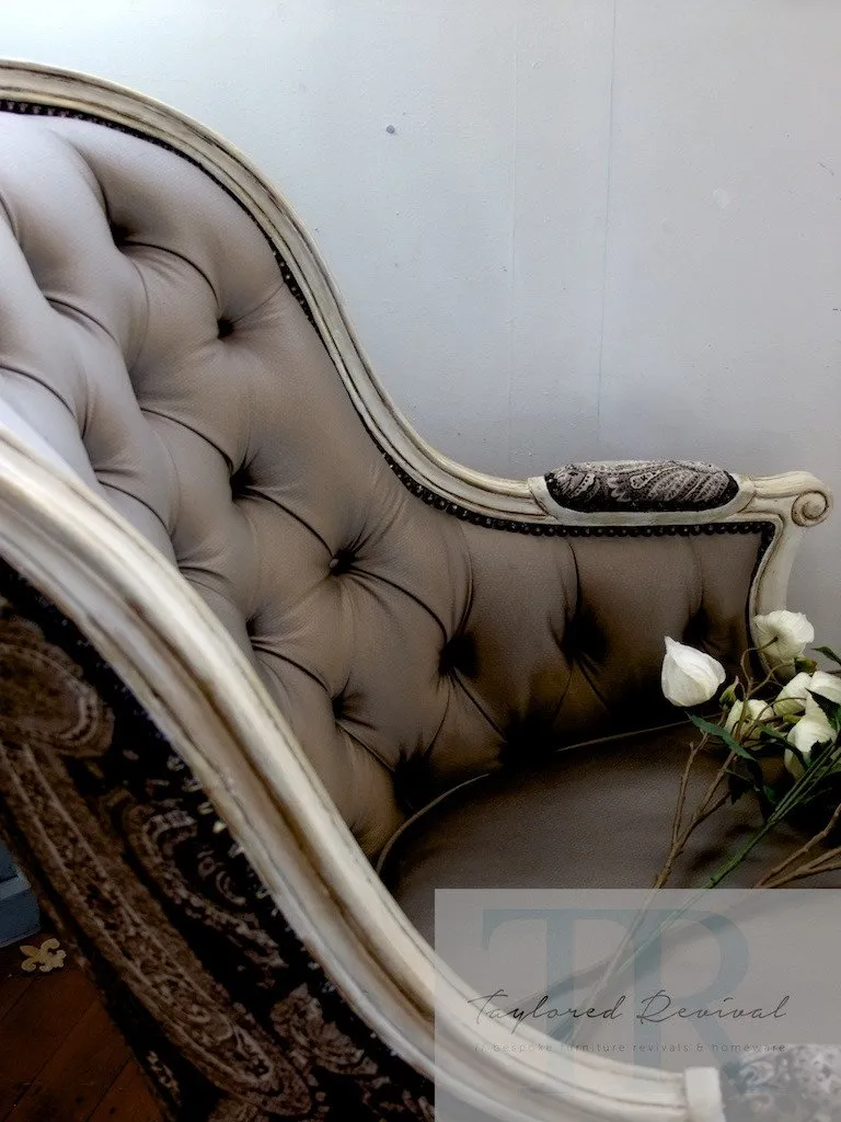 Commissioned French Style Chair in Old White