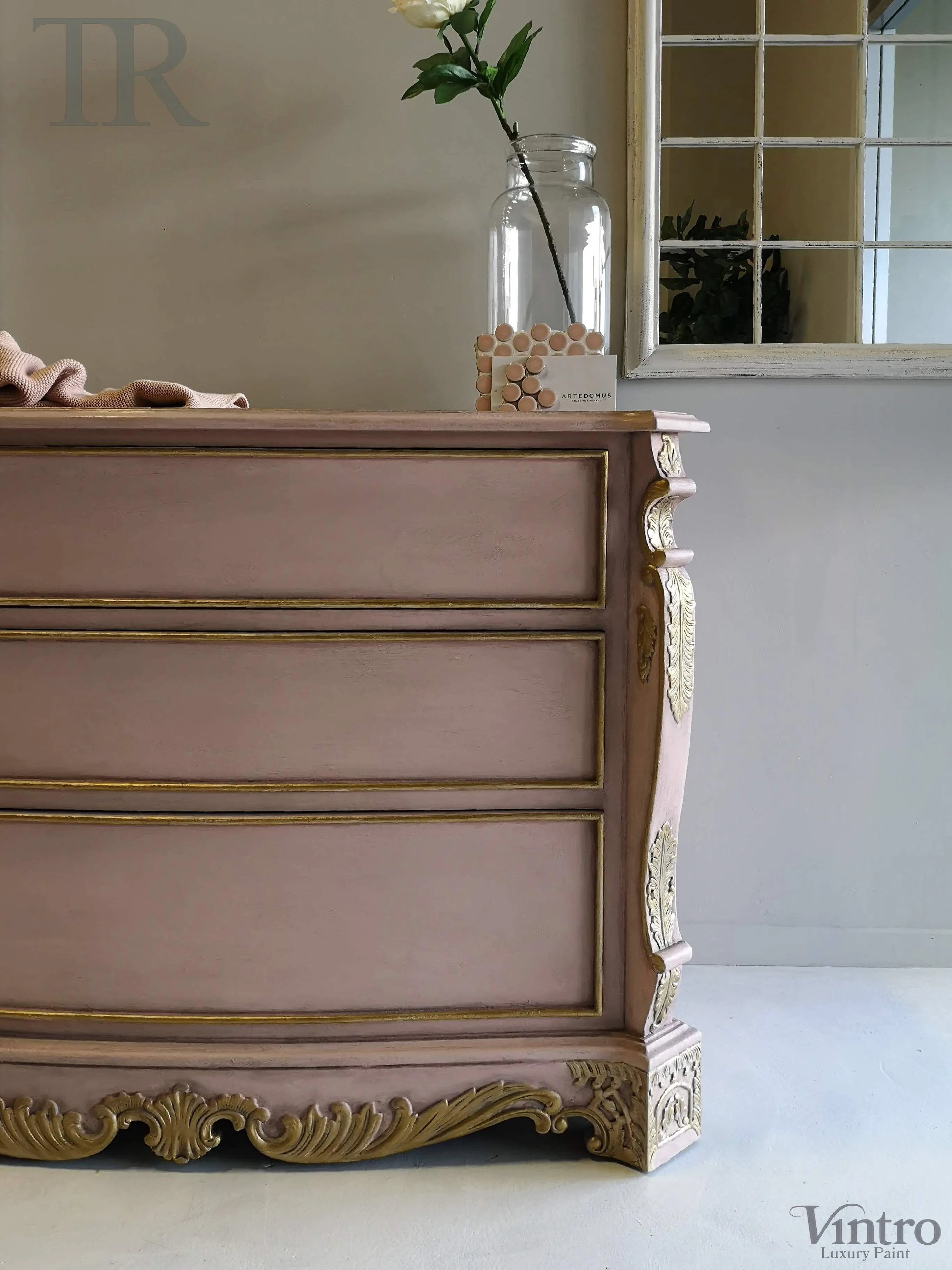 Commissioned French Style Piece for Vanity