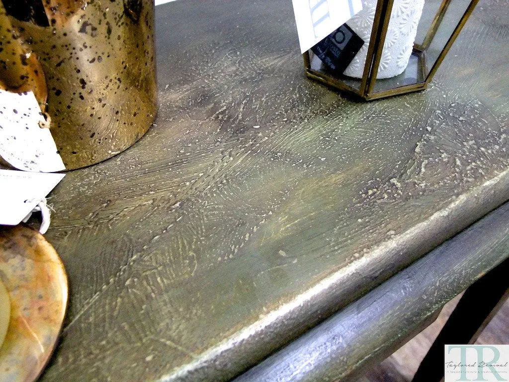 Commissioned Hall Table in creative bespoke finish